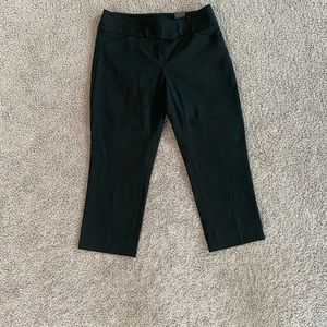 The Limited Black Stretch Crop Pants 0 NWT